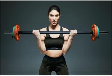 Диски для штанги GORILLA SPORTS, 1,25-30 кг, 30 мм, чавунні з гумовим покриттям, кольорові, окремо чи комплектом