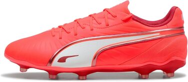 Футбольні бутси PUMA King Match F.G./A.G. Glowing Red/Puma White/Red Fire, 44.5 EU