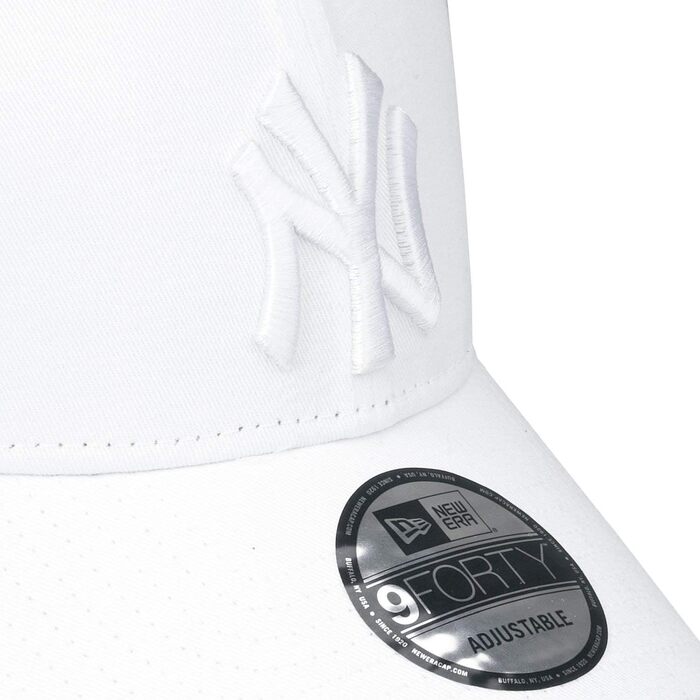 Кепка бейсболка New Era 9Forty Strapback New York Yankees, універсальний розмір, біла