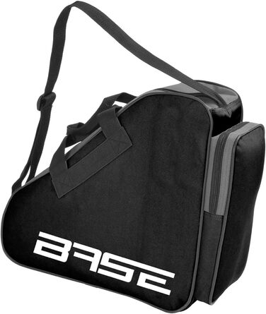 Сумка для ковзанів BASE Skatebag: містка, з ручками та регульованим ременем, зелено-чорна