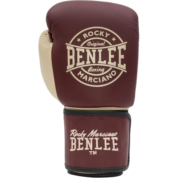 Боксерські рукавички BENLEE Wakefield 14oz, шкіряні, бордові