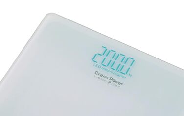 Ваги для людей LITTLE BALANCE 8656 Blue Tech USB-R, без батарей, перезаряджувані, USB, ремонтопридатні, до 200 кг, білі