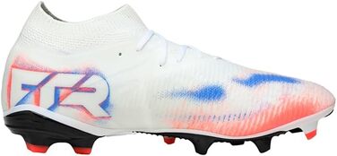 Футбольні бутси PUMA Future 8 Match Fg/Ag для унісекс, 45 EU, білий/чорний/червоний