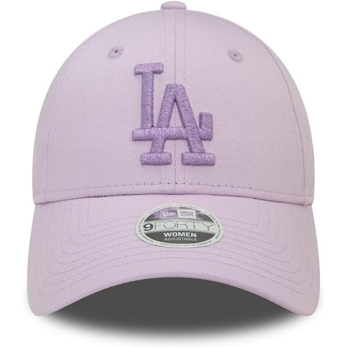 Кепка New Era 9Forty жіноча Los Angeles Dodgers металік фіолетова