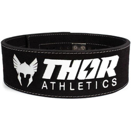 Пояс для пауерліфтингу Thor Athletics L, чорний, для присідань і станової тяги, бодібілдинг, важка атлетика