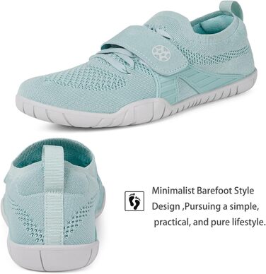 Eagsouni Барфутижні кросівки для чоловіків та жінок, фітнес, Outdoor, зручні, легкі, дихаючі, широка передня частина, спортивні, для бігу по вулицях, антиковзаючі, розмір 38 EU, зелені