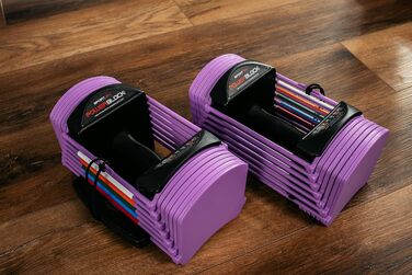 PowerBlock Sport 24: Регульовані гантелі, 1,4-10,9 кг, сталевий корпус, для дому