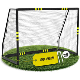 Ворота для футболу Friedo для дітей 120x180/160x240/200x300 см, CE-сертифіковані, нержавіючі, для саду, стійкі, преміум-якість, міцна сітка