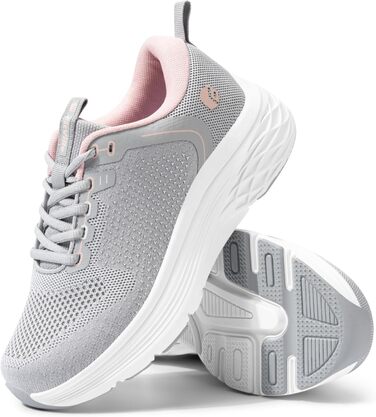 Жіночі кросівки FitVille, 42.5 EU, колір: сірий небілющий, рожевий (жувальний)
