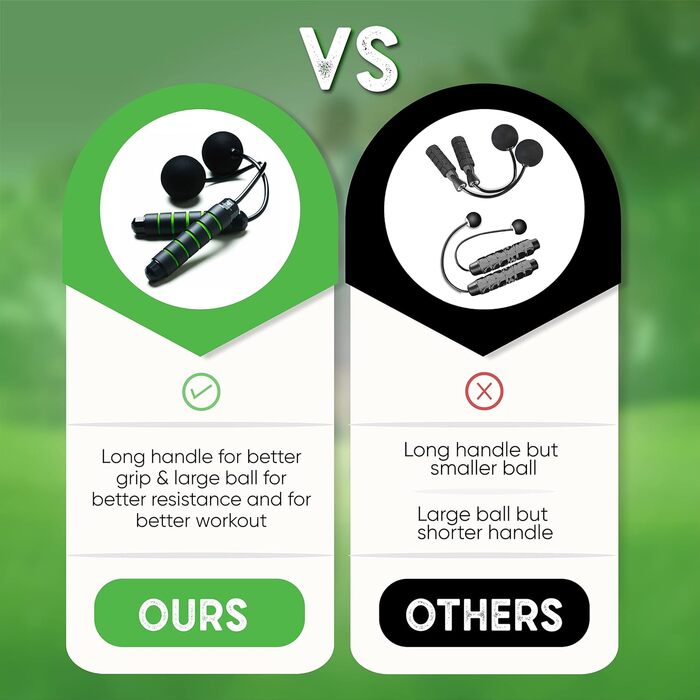 Скакалка - регульована довжина, скакалка без мотузки для пляжу - усуває 'Papa Belly' (живіт батька) з використанням скакалки для занять в приміщенні - бездротова скакалка, ідеальна для покращення фізичної форми