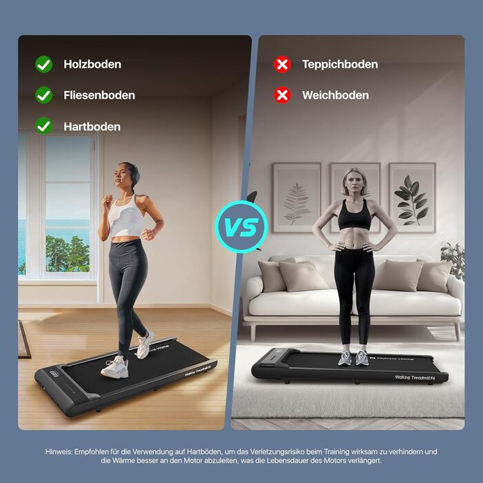 Walking Pad Mobvoi: Компактний біговий тренажер 2-в-1 для дому та офісу, з керуванням через додатки Zwift, Kinomap, TicSports. Максимальне навантаження 120 кг, швидкість до 6 км/год.
