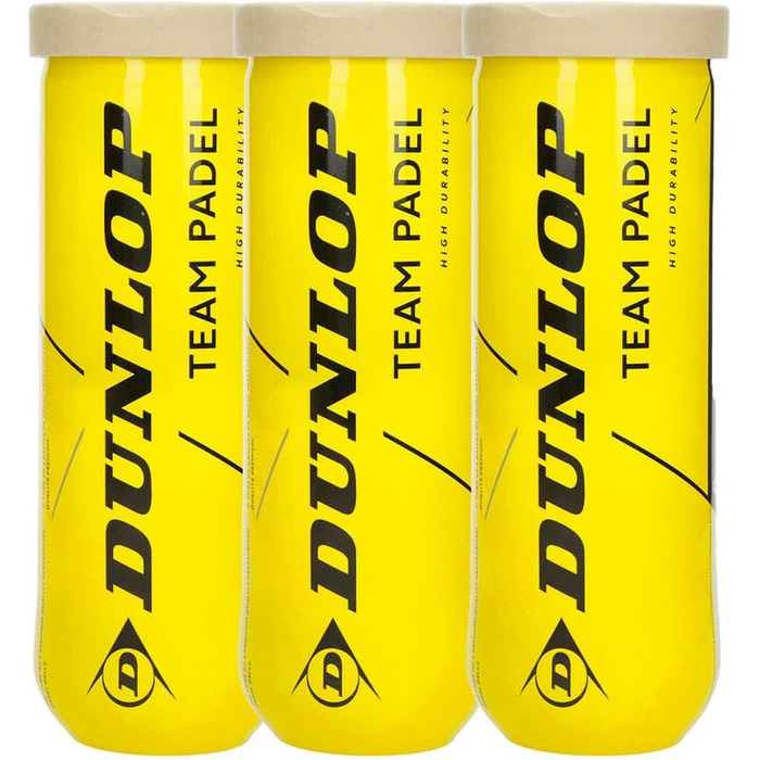 ZRZ Dunlop Team Padel Bälle – М'ячі для падел-тенісу Dunlop Team (3 банки)