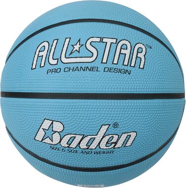 Баскетбольне взуття Baden All Star Unisex чорний / білий (6, світло-блакитний / білий)