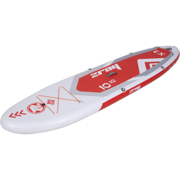 Надувна SUP-дошка Zray X2 330x81x15 см з веслом, насосом і сумкою, червона, Dropstitch
