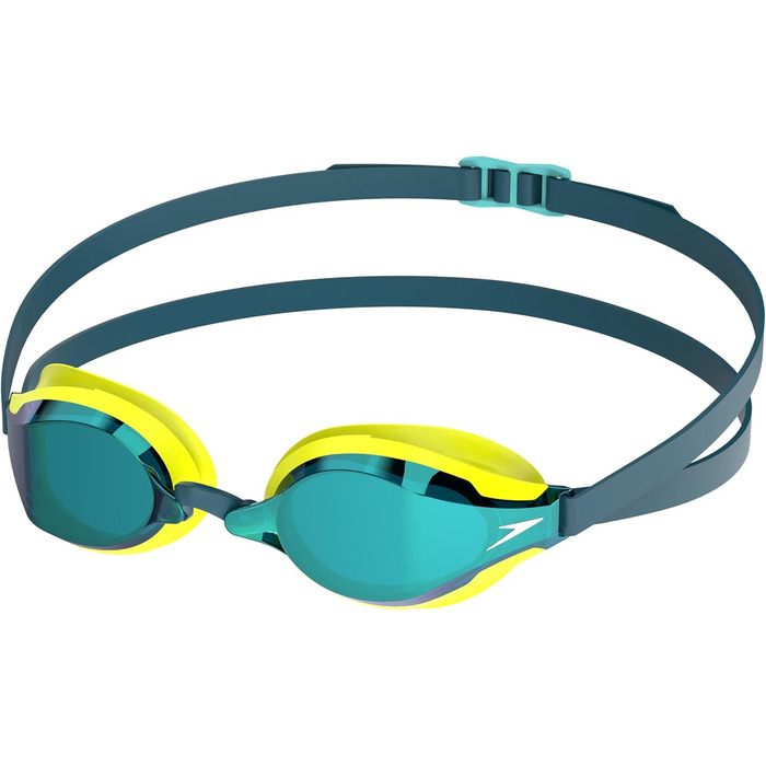 Окуляри для плавання Speedo Fastskin Speedsocket 2 | Змагальні окуляри | Антизапітніння | Водонепроникні | Жовтий/Кобальт/Смарагдовий