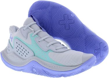 Баскетбольне взуття Under Armour Jet '23 для дітей (36 EU, Halo Grau Lila Ice)