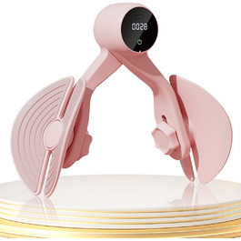 Тренування тазового дна: пристрій для жінок та чоловіків, тренування м'язів стегон та тазу, тренажер для ніг вдома, рожевий