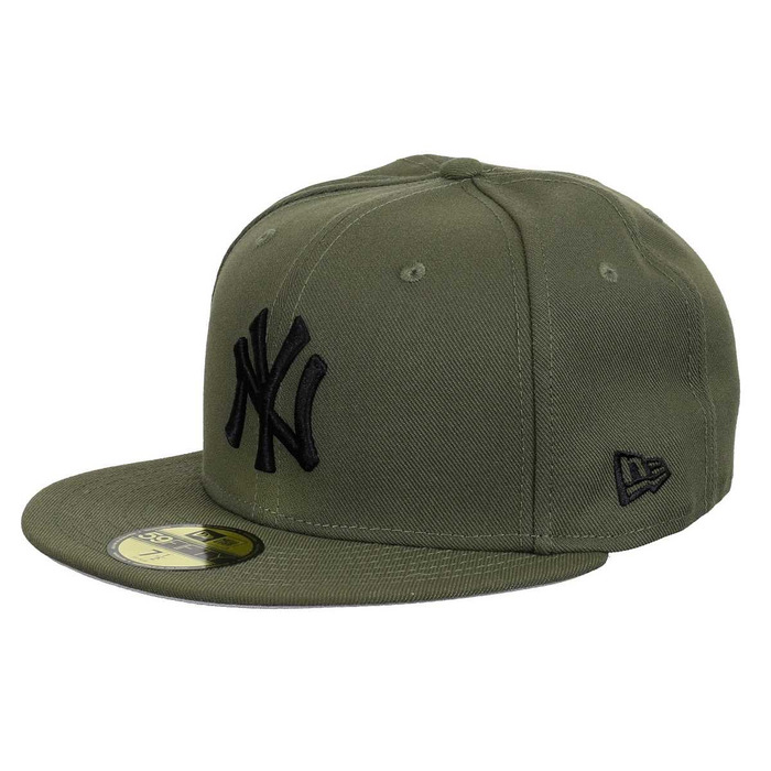 Кепка бейсболка New Era New York Yankees 59FIFTY Olive/Black 58-59 см
