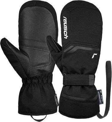 Чоловічі лижні рукавиці Reusch Primus R-Tex XT, водонепроникна мембрана, теплі зимові сноу та софтшел рукавички, чорні/білі, розмір 11