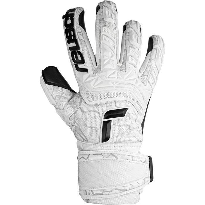 Воротарські рукавички Reusch Attrakt Freegel Grip Infinity для дорослих, внутрішній шов, для штучної трави, білі/чорні