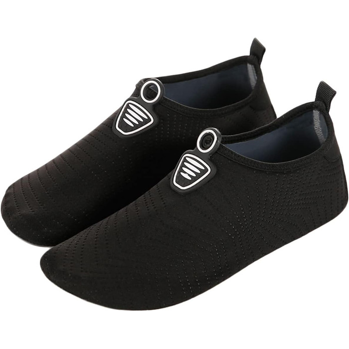 Аквашузи для плавання та відпочинку на пляжі - чоловічі та жіночі, чорні, розмір 35/36 EU