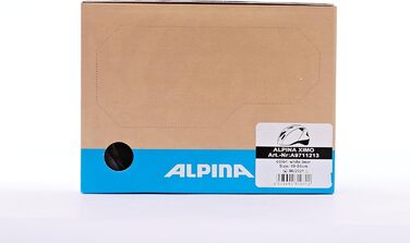 Дитячий велосипедний шолом ALPINA XIMO, легкий, ударостійкий, з LED-підсвіткою, білий з ведмедем, 49-54 см