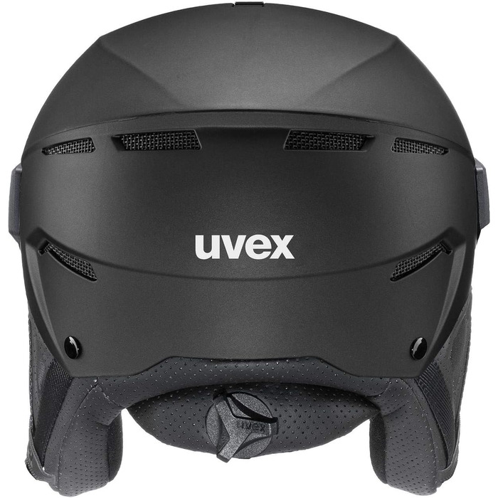 Сноубордичний та лижний шолом uvex Instinct Visor з візором, регульований, чорний матовий, 56-58 см, для жінок і чоловіків