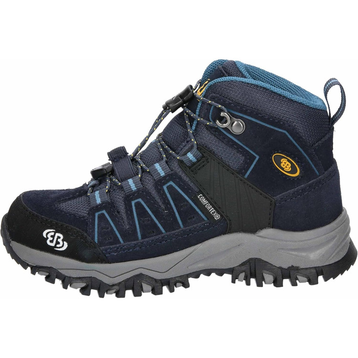 Дитячі трекінгові черевики Brütting Mount Pinos High, 39 EU, блакитно-петролево-жовті