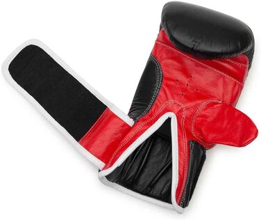 Боксерські рукавички Benlee Rocky Marciano шкіряні, унісекс, чорні/червоні, XL