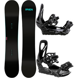 Сноуборд RAVEN Pure Mint 139 см + кріплення s230 Black/Violet - комплект