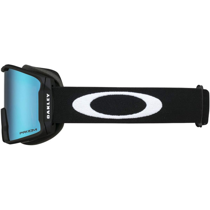 Гірськолижна маска Oakley Line Miner XM PRIZM для вузьких облич, Matte Black / Prizm Sapphire Iridium