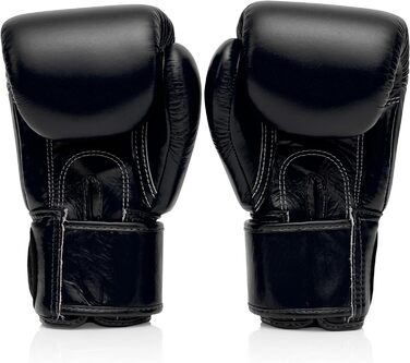 Fairtex BGV1 боксерські рукавички для Муай Тай, MMA, чорні, дитячі, 4 унції, легкі, ударопоглинаючі
