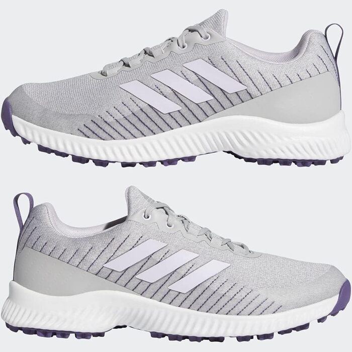 Жіноче golf-взуття Adidas Response Bounce 2 Sl (37 1/3 EU, білий, фіолетовий, сірий)