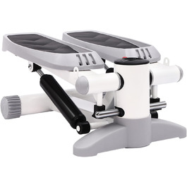 Портативний степпер Hometrainer з LED-дисплеєм, регульованою висотою, для схуднення та тренувань, сірий