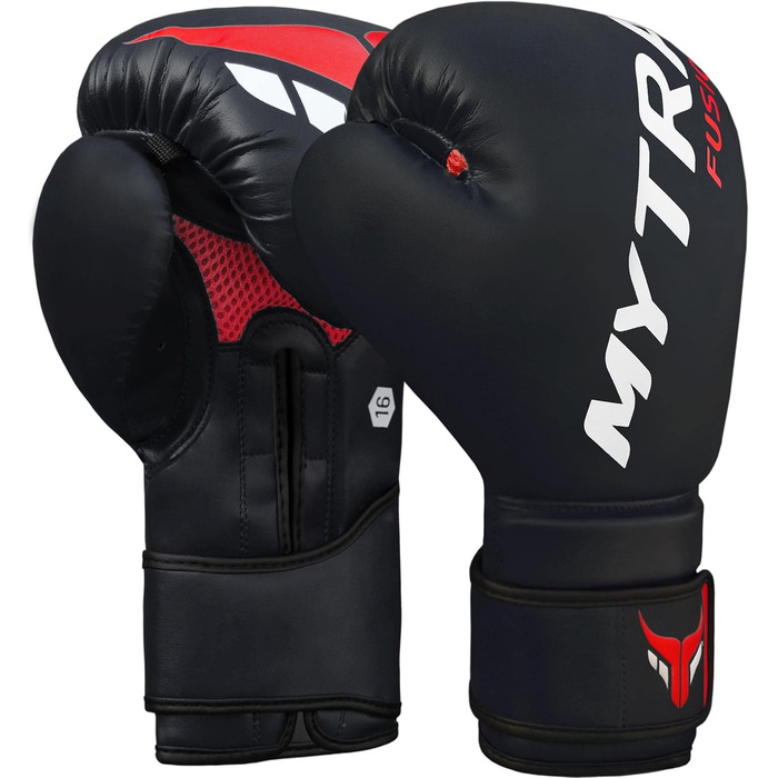 Боксерські рукавички Mytra Fusion 10-16oz для MMA, Муай Тай, кікбоксингу та спарингів, чоловічі та жіночі, тренувальні