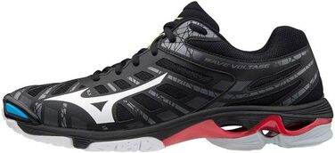Волейбольне взуття Mizuno Wave Voltage Unisex, 48.5 EU, чорний/білий