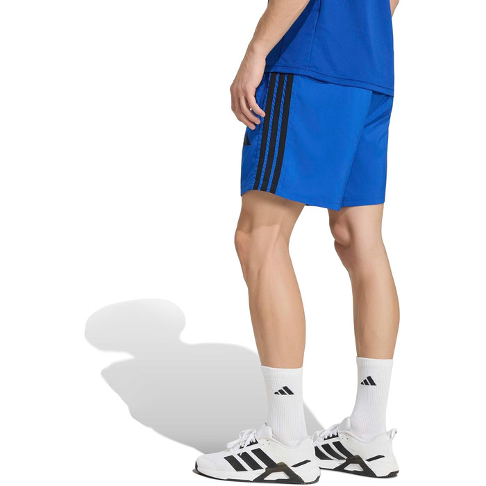 Чоловічі спортивні шорти Adidas Workout Essential Bae 3-Stripes Woven (4XL, Team Royal Blue/Black)