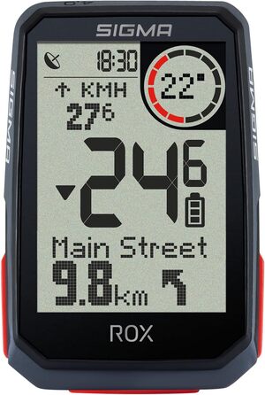 Велокомп'ютер SIGMA ROX 4.0 GPS, бездротовий, водонепроникний, для електровелосипеда, 2.4