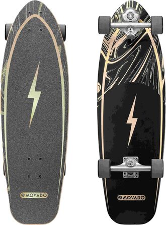 Лонгборд STAR SCOOTER Surf Skateboard Vintage Retro Cruiser, швидкісний, підшипники ABEC-11, унісекс, комплект