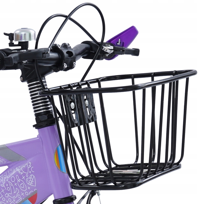 Дитячий велосипед 14 дюймів з кошиком, для дітей від 3 до 6 років