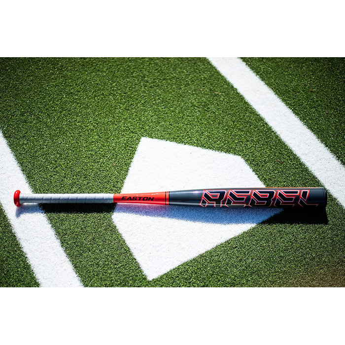 Бейсбольна бита EASTON Rebel Slowpitch 2021, 77 см, алюмінієва, однокомпонентна, для софтболу, допущена для всіх полів