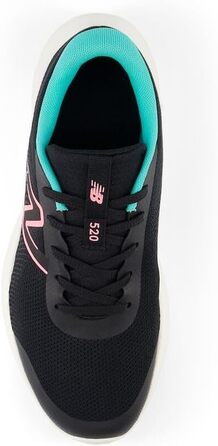 Кросівки New Balance 411v3 для дітей та дорослих (6.5 Wide, чорний, ультра-рожевий, кишеньковий смарагд)