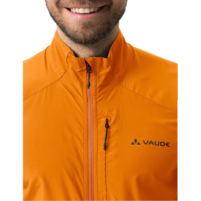 Чоловіча велосипедна куртка VAUDE Kuro Air, розмір S, колір куркума (шафрановий)