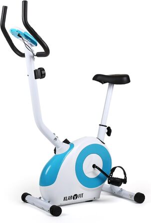 Велотренажер Kraftfit для дому, з ергометром, пульсометром і тренувальним комп'ютером, тихий спінбайк для витривалості, для ніг, до 100 кг