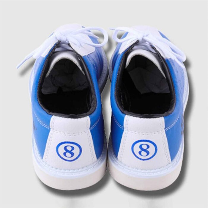 Ботинки для боулінгу VEACAM для чоловіків та жінок, фітнес-тренажери, модні, зручні кросівки для правші та лівші, початківці (43 EU, білий)