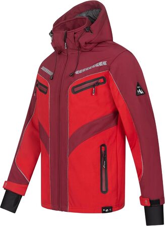 Чоловіча куртка Softshell Rock Creek Outdoor H-314, великий розмір 4XL, червона