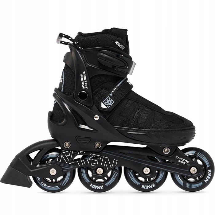 Регульовані ролики RAVEN Profession PLUS Black, 35-39, швидка шнурівка