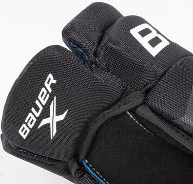 Хокейна рукавичка Bauer S21 X Senior чорного кольору, розмір 14