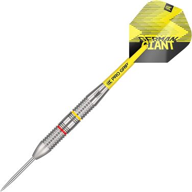 Дротики Target Darts Gabriel Clemens 22 г латунні, стілдарти, набір із аксесуарами, сріблясто-жовті