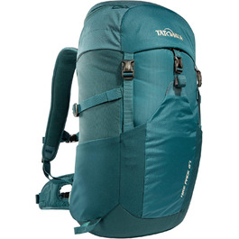 Рюкзак для походів Tatonka Hike Pack 27 л, легкий, з вентиляцією спини та дощовиком, бірюзово-зелений